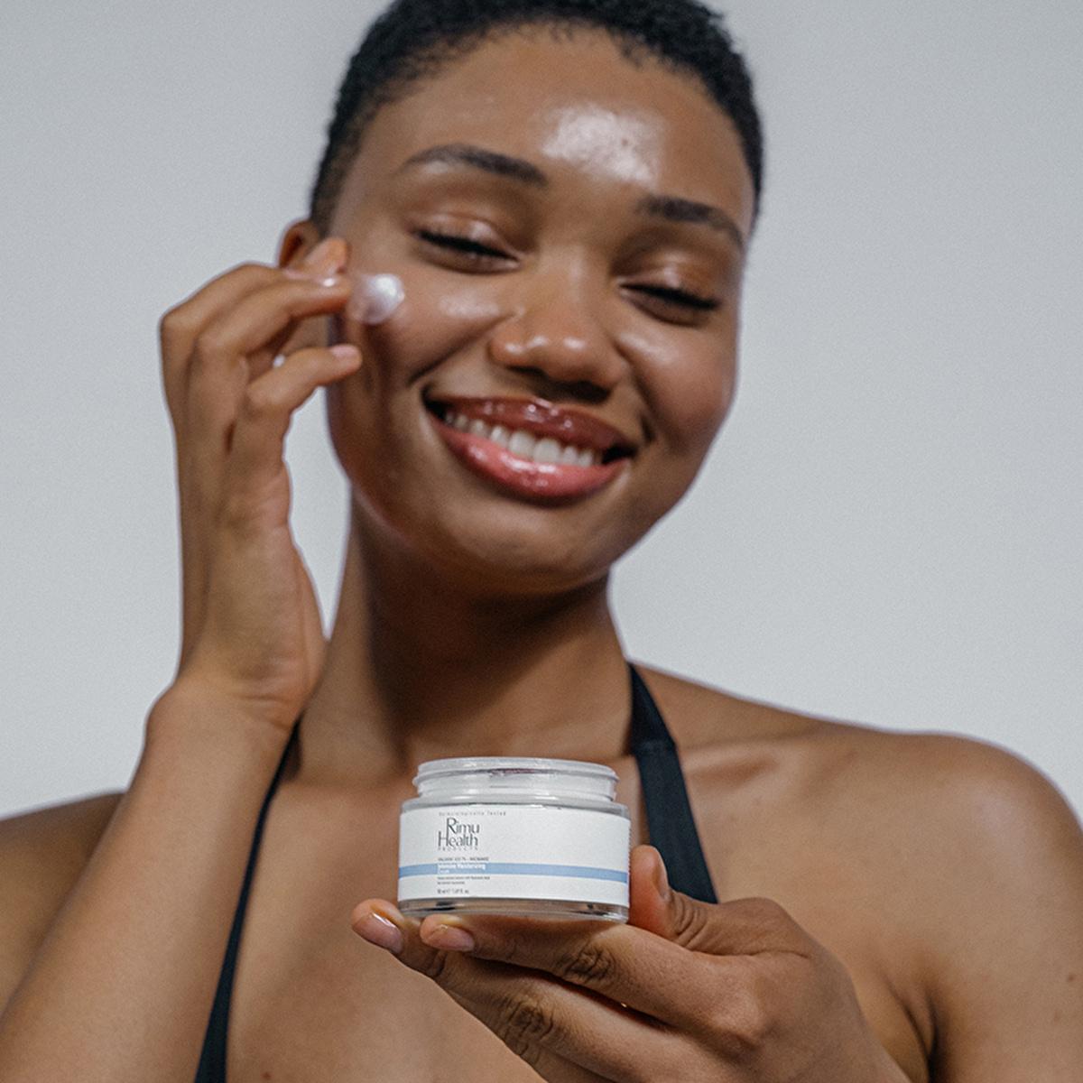 Rimu Health: Hyaluronic Acid & Niacinamide Face Cream - Intense Hydration, Even Skin Tone, Anti-Aging Moisturizer, Dermatologically Tested, 50ml