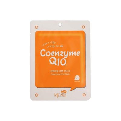 MjCare Coenzyme Q10 Face Mask - Age-Defying Skincare with Hyaluronic Acid, Hydrating & Single-Use