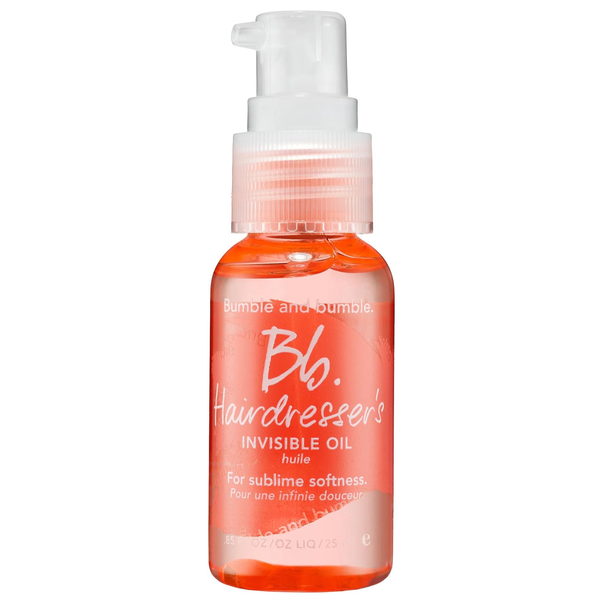 Bumble and bumble Hairdresser's Invisible Oil: Frizz Control, Heat & UV Protection, Shine - Lightweight Hair Oil for Dry, Damaged Hair