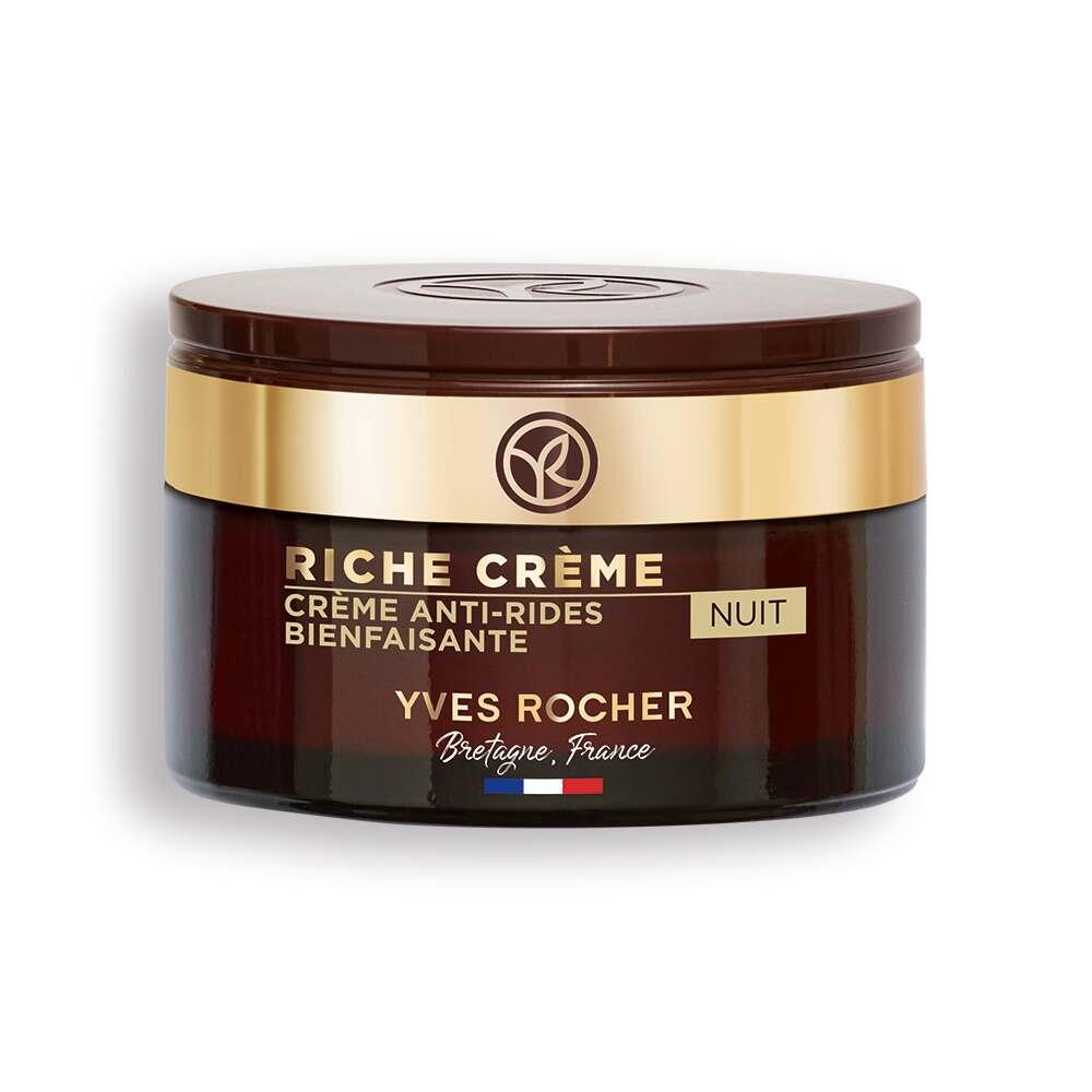 Night Cream - Riche Creme Anti-Aging Night Cream for Dry Skin with 1000 Rose Oil