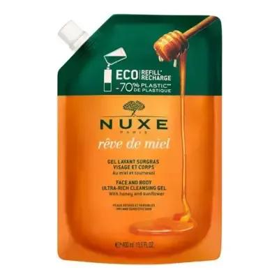 Nuxe Reve De Miel Ultra Rich Cleansing Gel: Honey-Infused Face & Body Wash for Dry, Sensitive Skin - Natural, Paraben & SLS Free