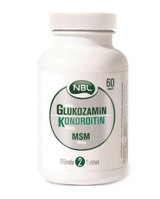 Nbl Glucosamine Chondroitin MSM Joint Health Supplement - 60 Tablets for Joint Support and Mobility