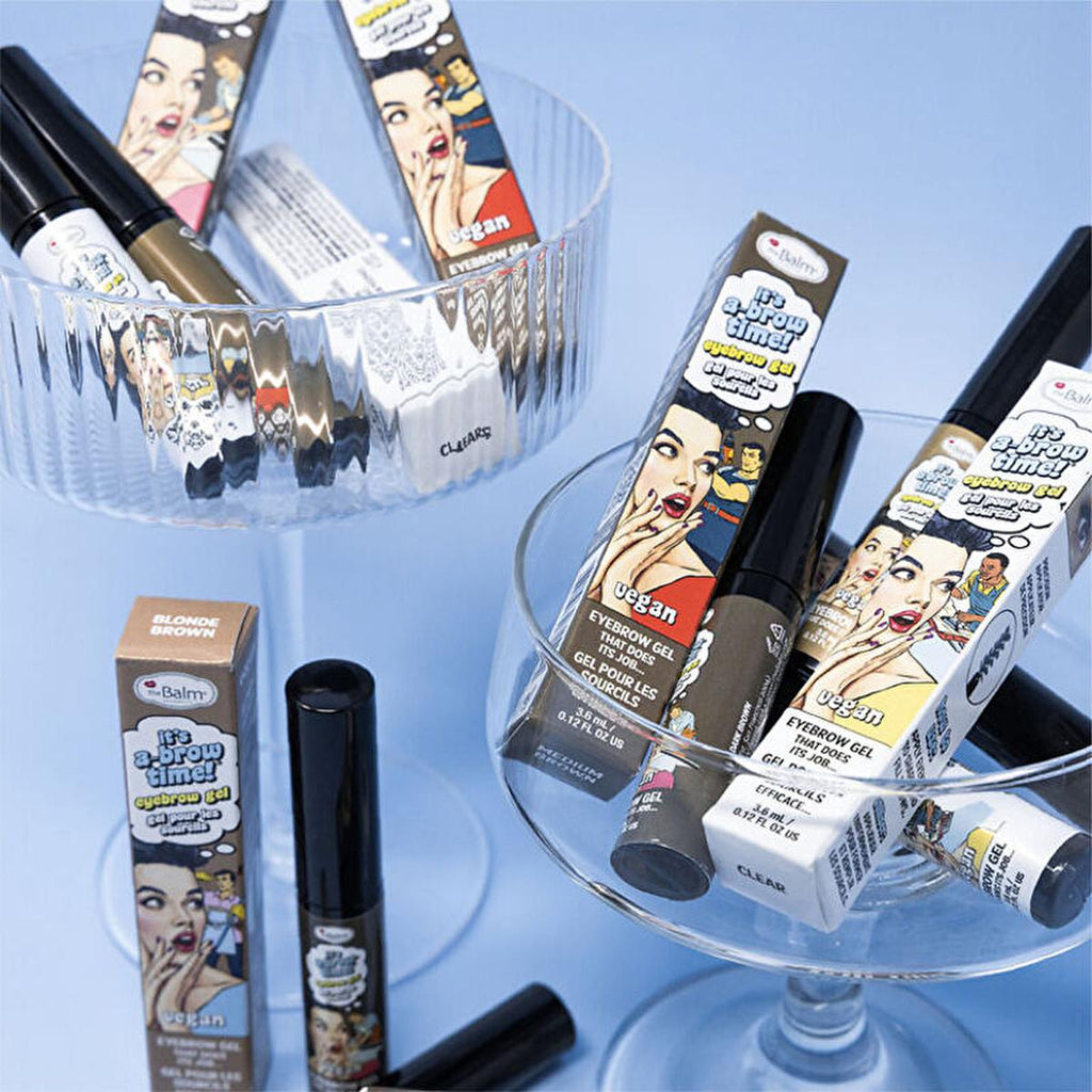 theBalm It's A Brow Time Brow Gel: Long-Lasting Eyebrow Mascara for Perfectly Shaped & Defined Brows