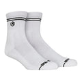 Rock 'Em Socks Rock 'Em Socks Cotton Casuals - White (Quarter) — main product shot
