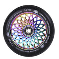 Root Industries 110mm X 24mm Lotus Wheels - Black/Rocket Fuel (Pair) by Skates USA
