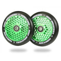 Root Industries HoneyCore Wheels 110mm - Black/Green (Pair) by Skates USA