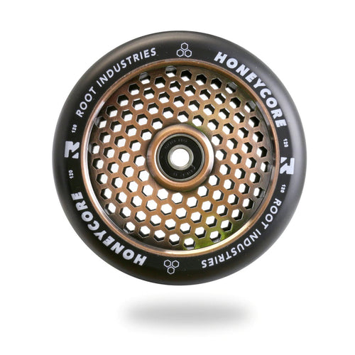 Root Industries HoneyCore Wheels 120mm - Black/Gold Rush (Pair)