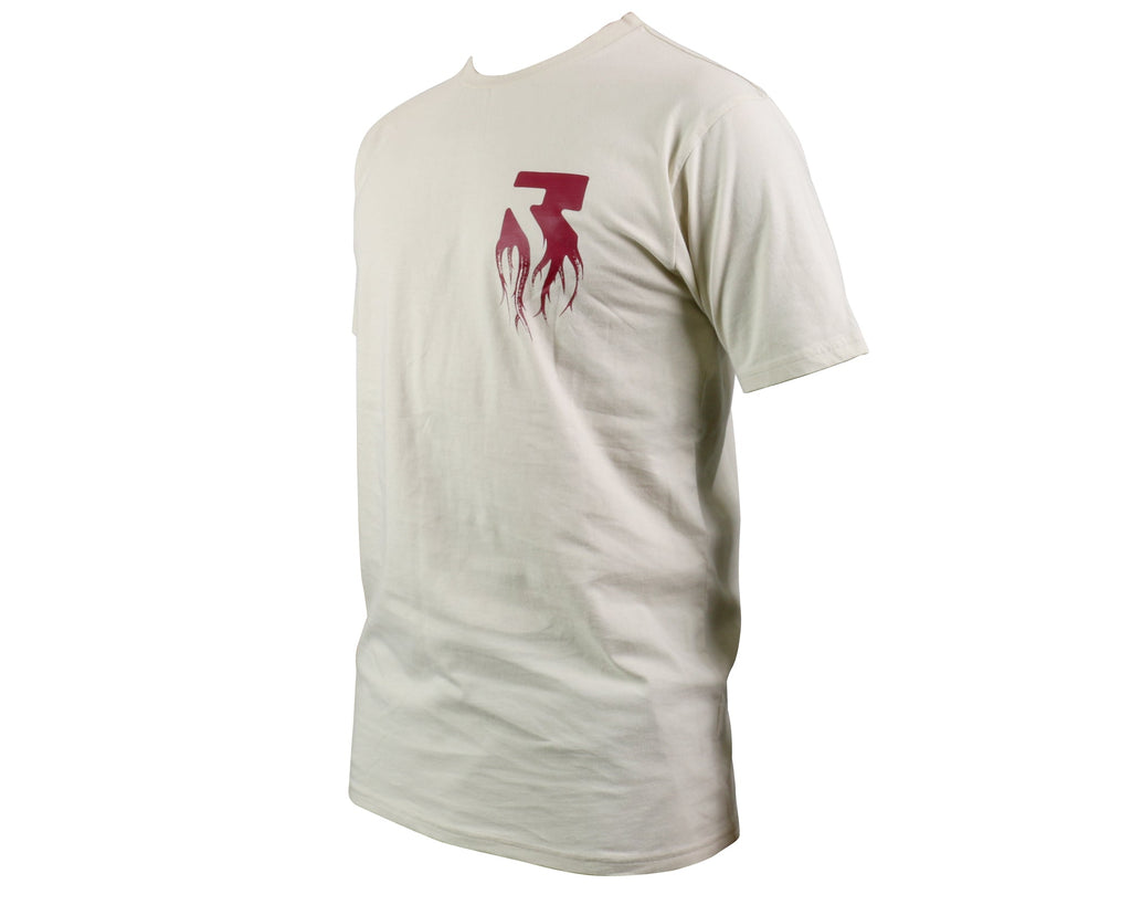 Root Industries T-Shirt Rooted - Sand & Burgundy by Skates USA