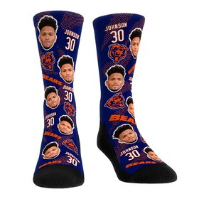 Rock 'Em Socks Roschon Johnson - Chicago Bears - Football Guy