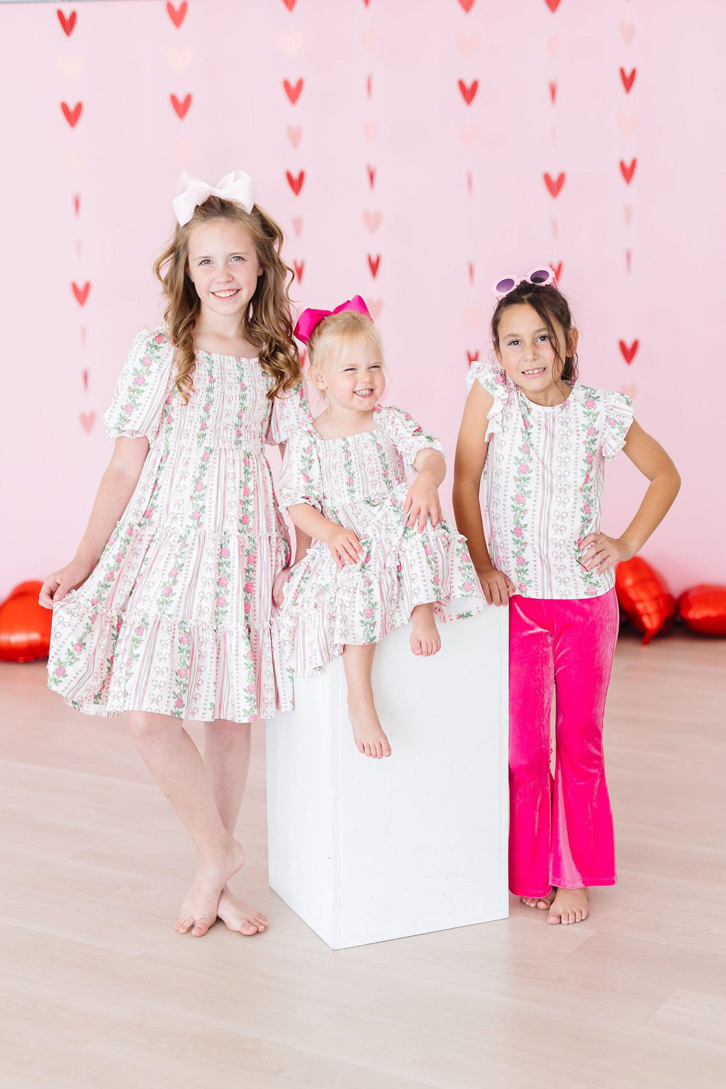 Mila & Rose ® Rosebud Bows Smocked Ruffle Dress — packaging