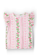 Mila & Rose ® Rosebud Bows S/S Ruffle Tee — main product shot