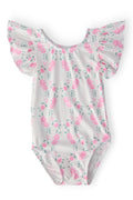 Mila & Rose ® Rosie Posie S/S Flutter Sleeve Leotard — main product shot