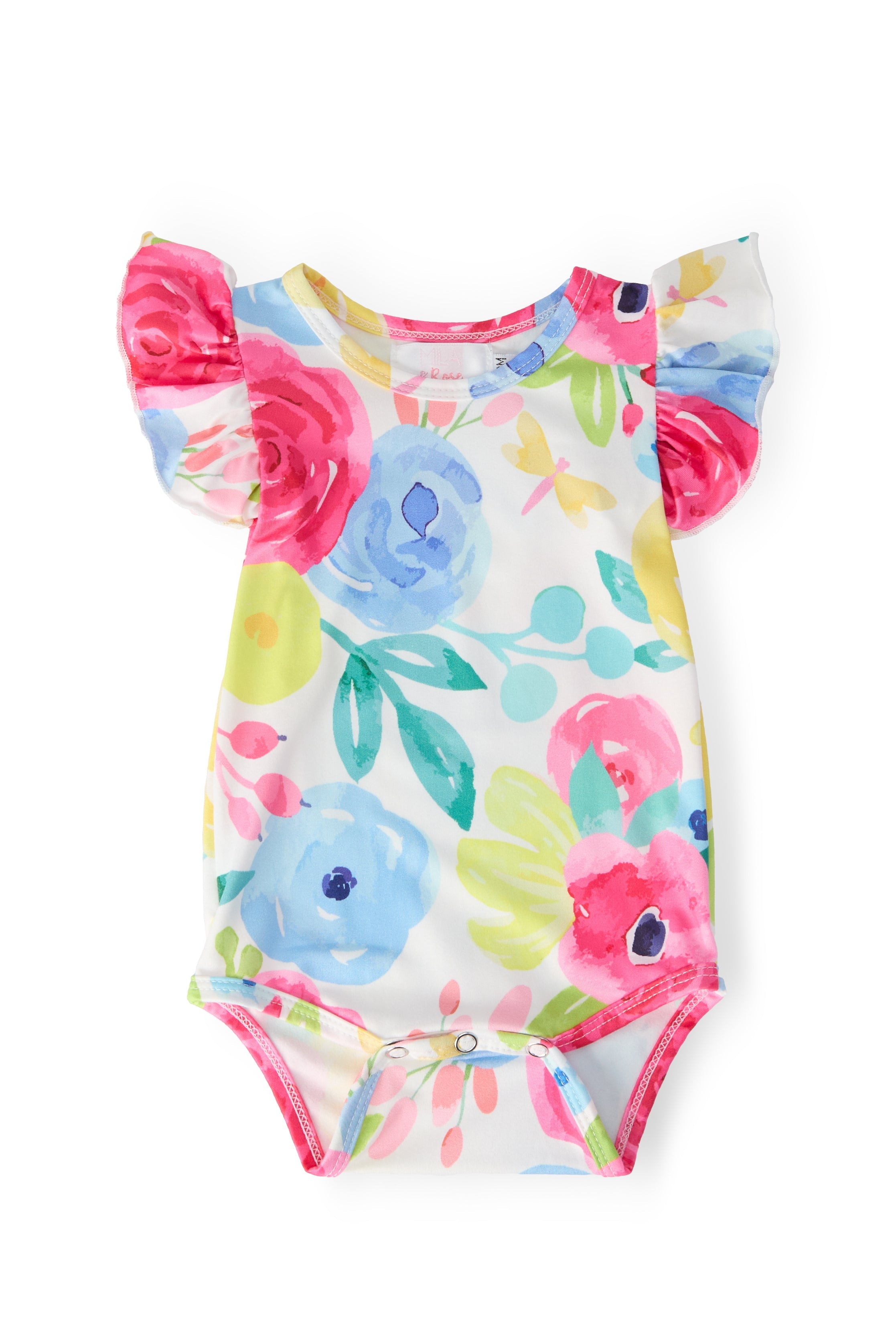Mila & Rose ® Rosie S/S Flutter Bodysuit — main product shot