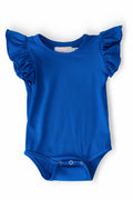Mila & Rose ® Royal Blue S/S Flutter Bodysuit — main product shot