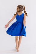 Mila & Rose ® Royal Blue Tank Pocket Twirl Dress — main product shot