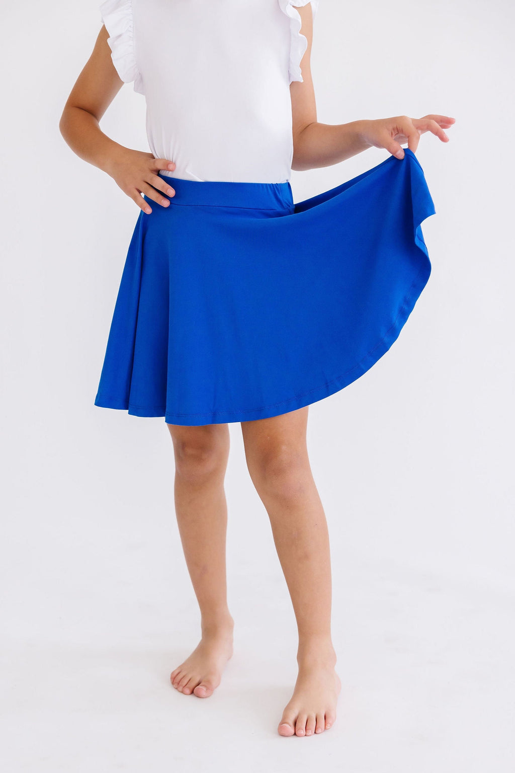 Mila & Rose ® Royal Blue Twirl Skort — main product shot