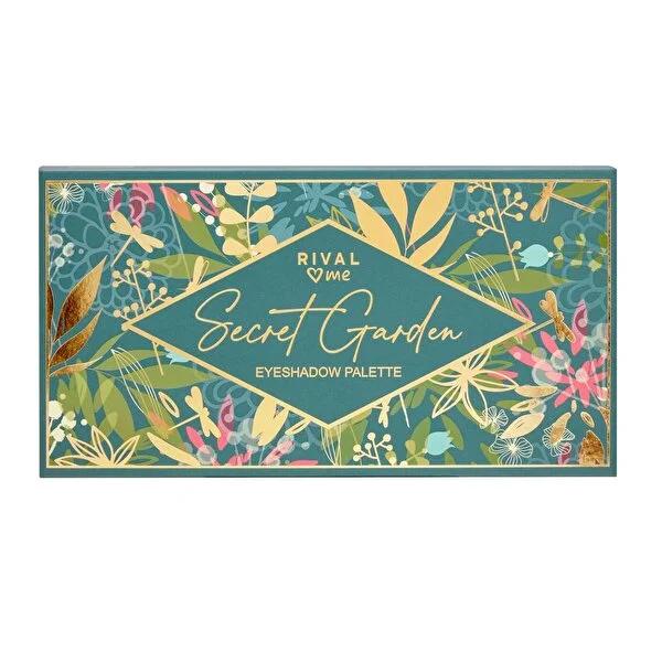 Rival Loves Me Secret Garden Eyeshadow Palette: 18 Shimmer & Matte Shades for Day & Night Looks - Versatile Makeup Palette
