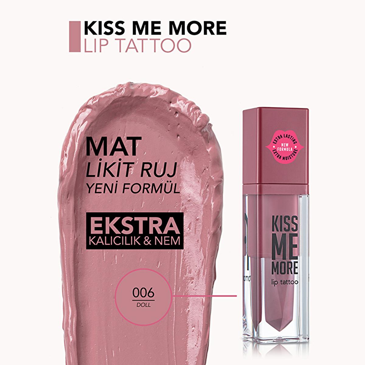 Flormar Liquid Matte Lipstick - Long-Lasting Moisturizing Lip Color with 24-Hour Hydration - Flormar Kiss Me More