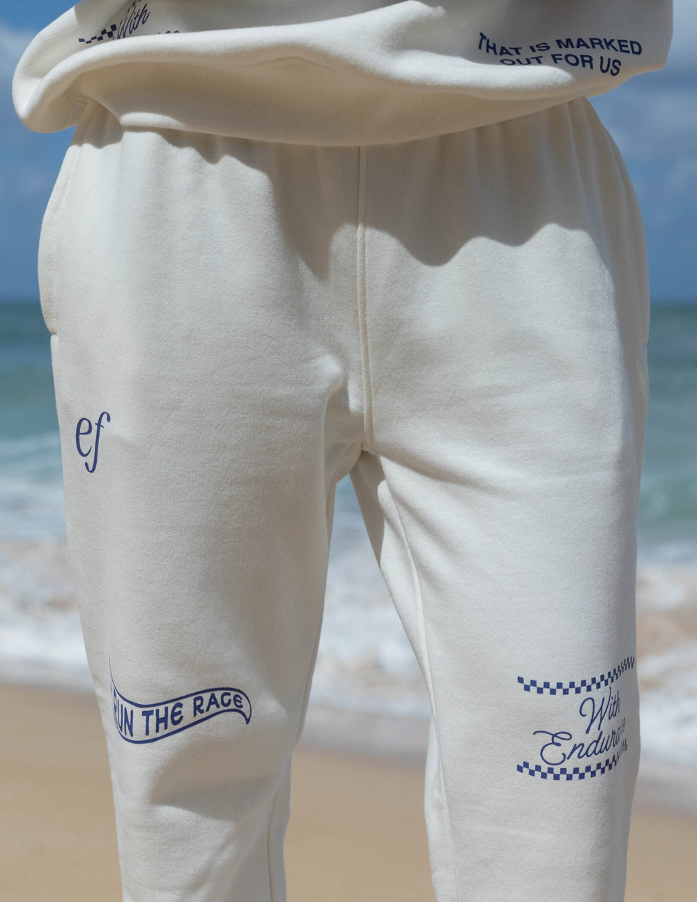 Elevated Faith Run the Race Unisex Sweatpant — detail shot 6