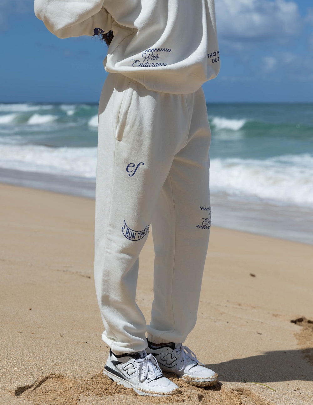 Elevated Faith Run the Race Unisex Sweatpant — detail shot 7