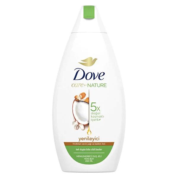 Dove Coconut Oil & Almond Milk Shower Gel 450ml - Moisturizing & Nourishing Body Wash