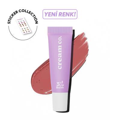 Cream Co. 3in1 Lip Balm with Hyaluronic Acid & Ceramide - Cupcake