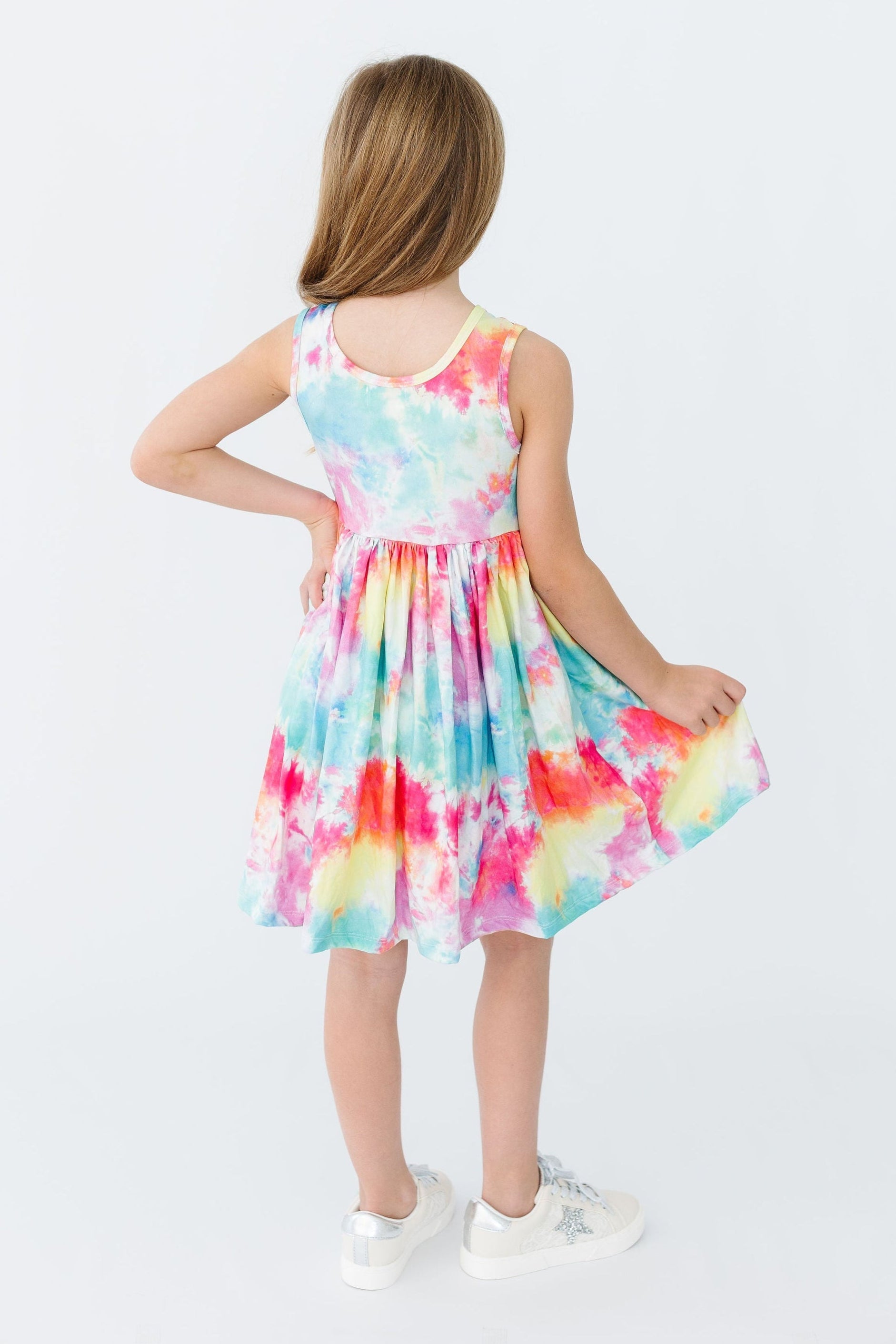 Mila & Rose ® Far Out Tank Twirl Dress — lifestyle context