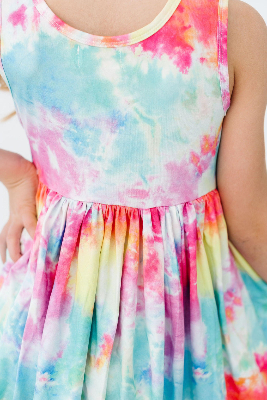 Mila & Rose ® Far Out Tank Twirl Dress — detail close-up