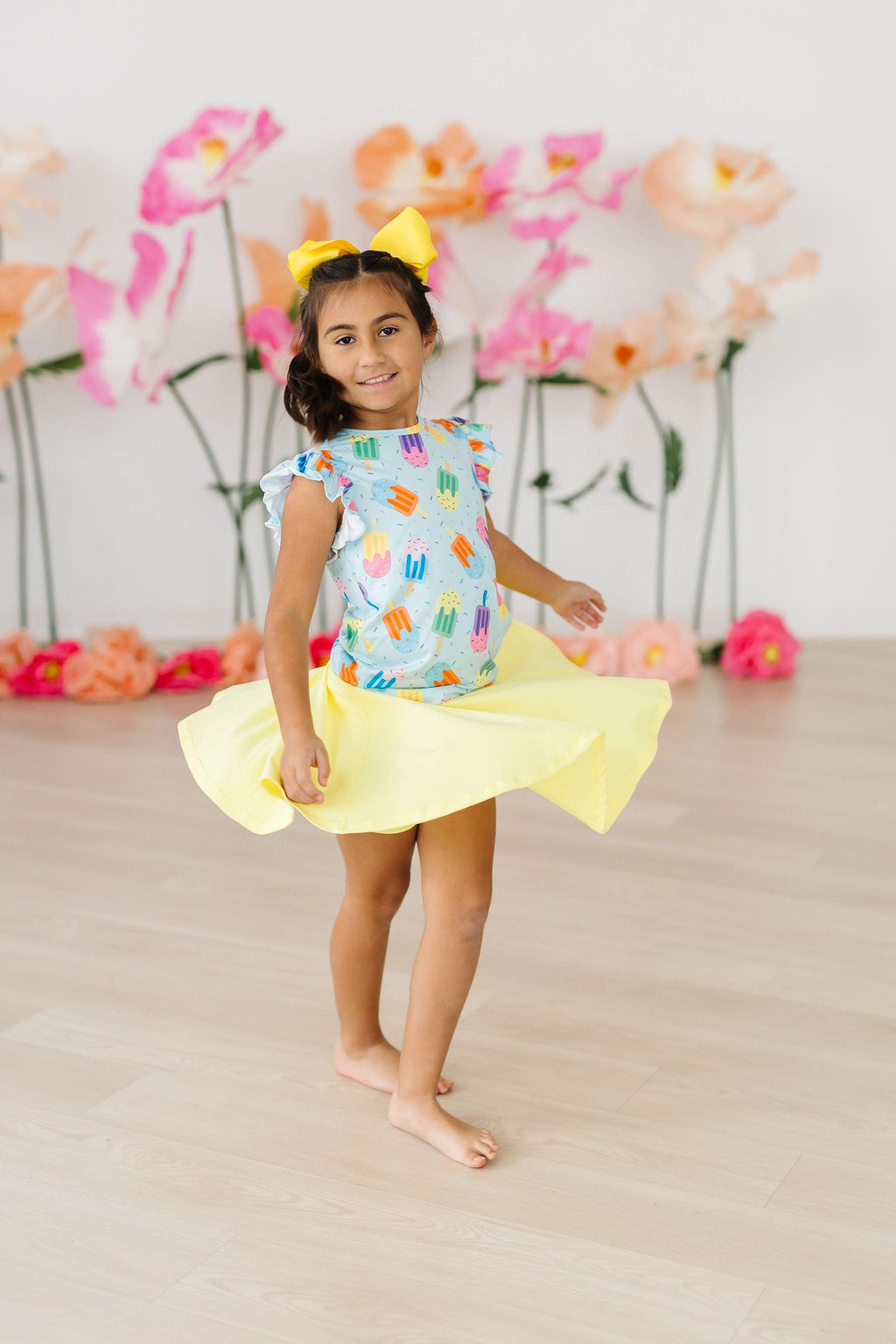Mila & Rose ® Sweet Treat S/S Ruffle Tee — back view