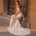 Envy NYC Envy NYC Vintage Lace Backless Bridal Gown — main product shot
