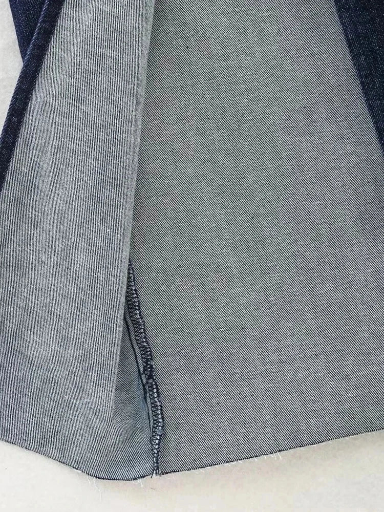 Envy NYC Envy NYC Denim Strapless Stretch Dress — detail shot 6