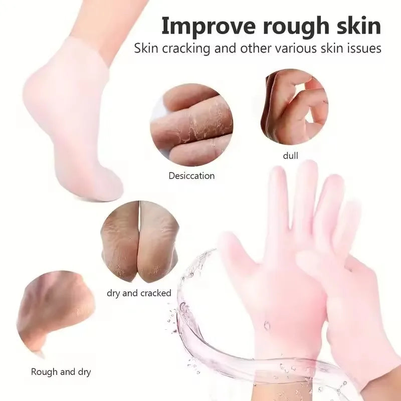 MyClosetAid Silicone mask cover, reusable hydrating three-piece set — alternative angle