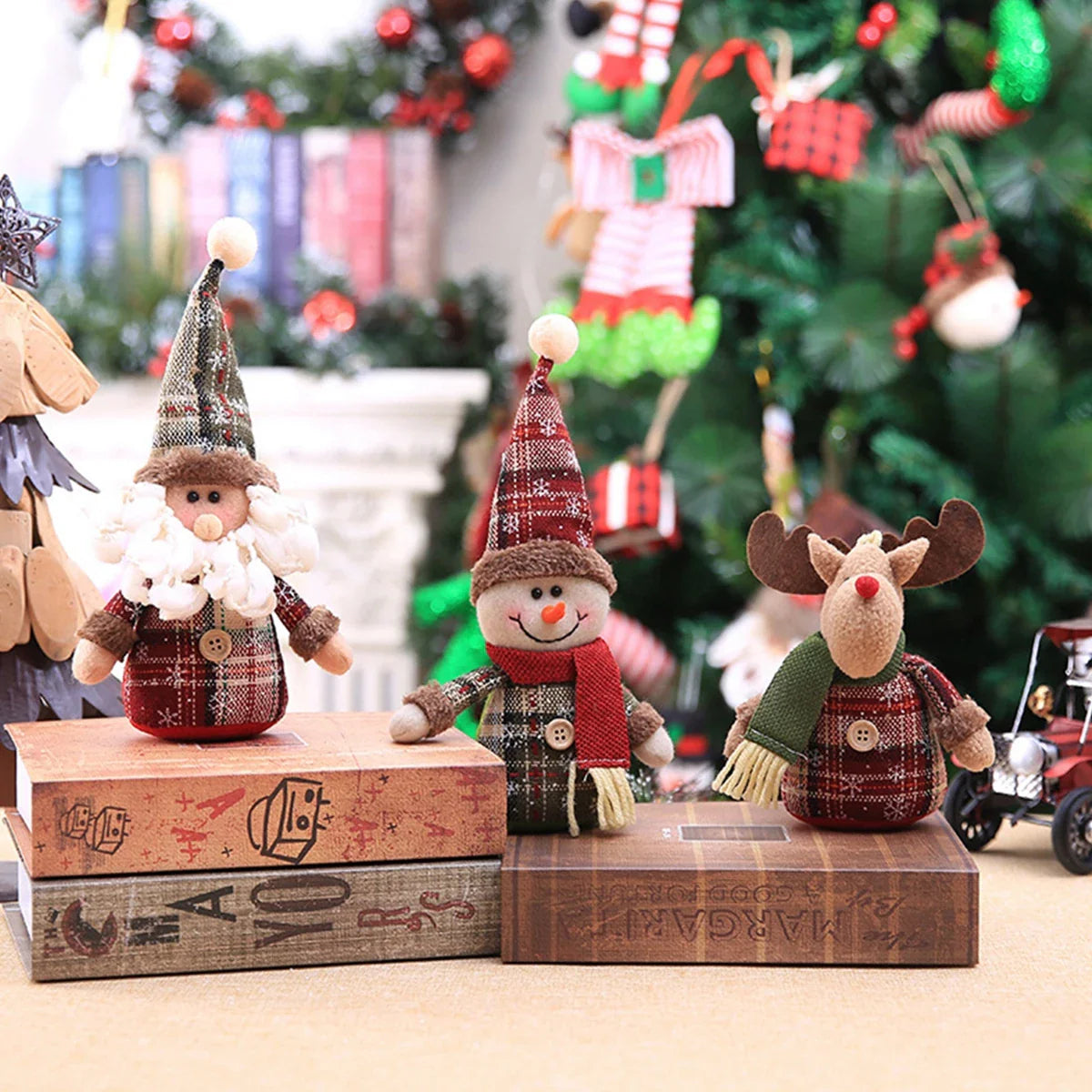 Christmas Doll Ornaments Merry Christmas Decorations For Home Table Decor Xmas Gift 2025 Navidad Natal New Year Decor 2026 Noel