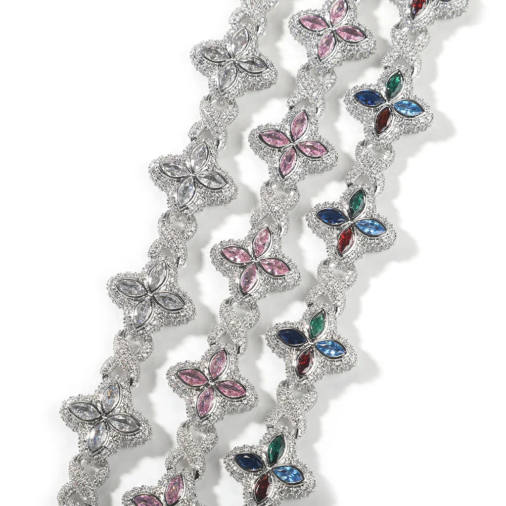 MyClosetAid Iced clover Bracelet — lifestyle context
