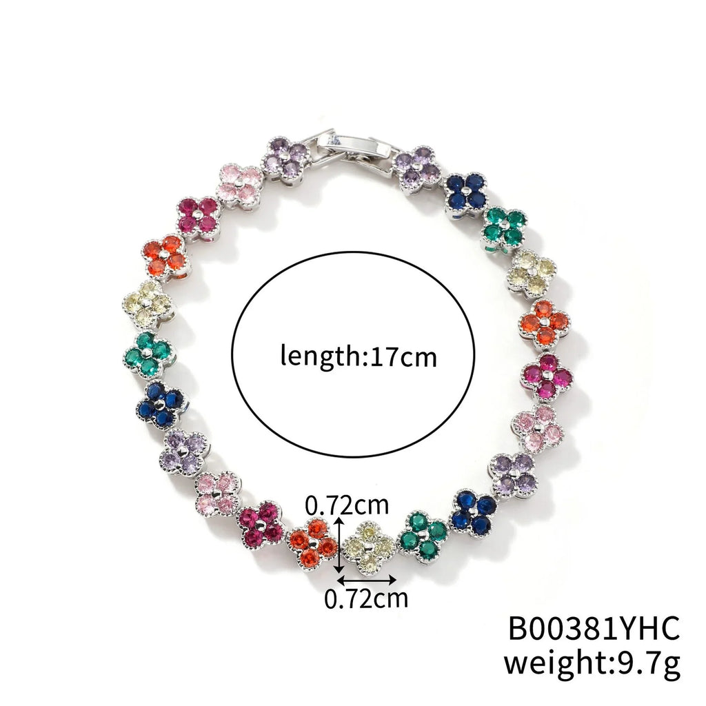 MyClosetAid Crystal Flower Lucky Stainless Steel Bracelet — packaging