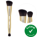 Precision Beauty: Dual Contour Cheek & Eye Brush - Vegan, Cruelty-Free Makeup Brush for Flawless Contouring & Highlighting