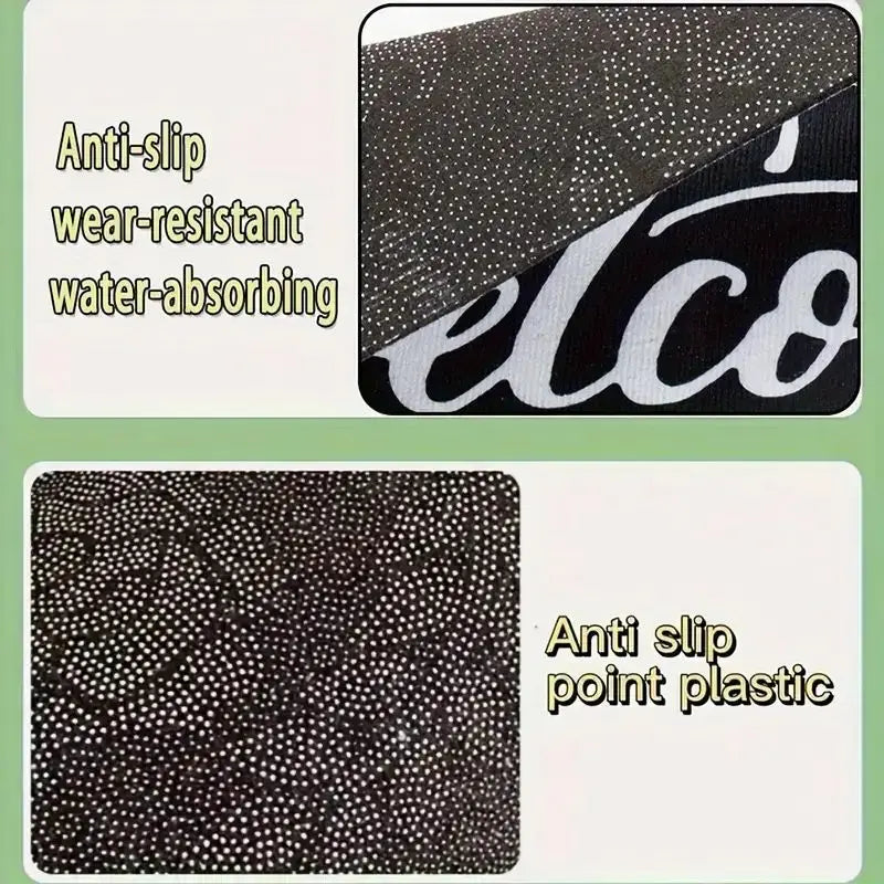 Perfecsy VIKAMA 3D Dizziness Crystal Velvet Floor Mat  Durable and Easy to Clean Anti-Slip Mat for Home Decoration  Entry Doo