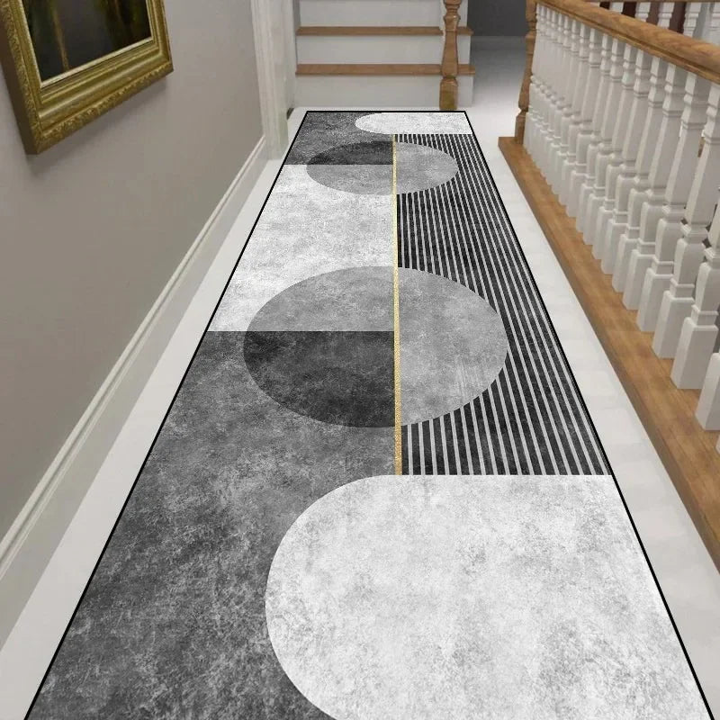 Perfecsy VIKAMA Modern Minimalist Corridor Carpet, Slip-Resistant Floor Covering For Corridors, Living Room Floor Mat, Home D