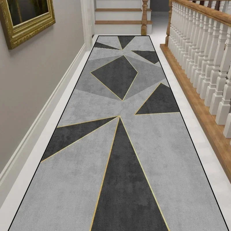 Perfecsy VIKAMA Modern Minimalist Corridor Carpet, Slip-Resistant Floor Covering For Corridors, Living Room Floor Mat, Home D