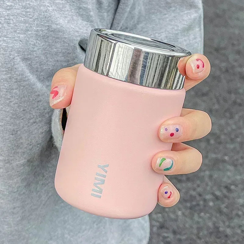 Perfecsy 230ml Mini Stainless Steel 316 Thermos Mug Fashion Portable Pocket Vacuum Flask Coffee Tea Thermal Water Bottle Tumb