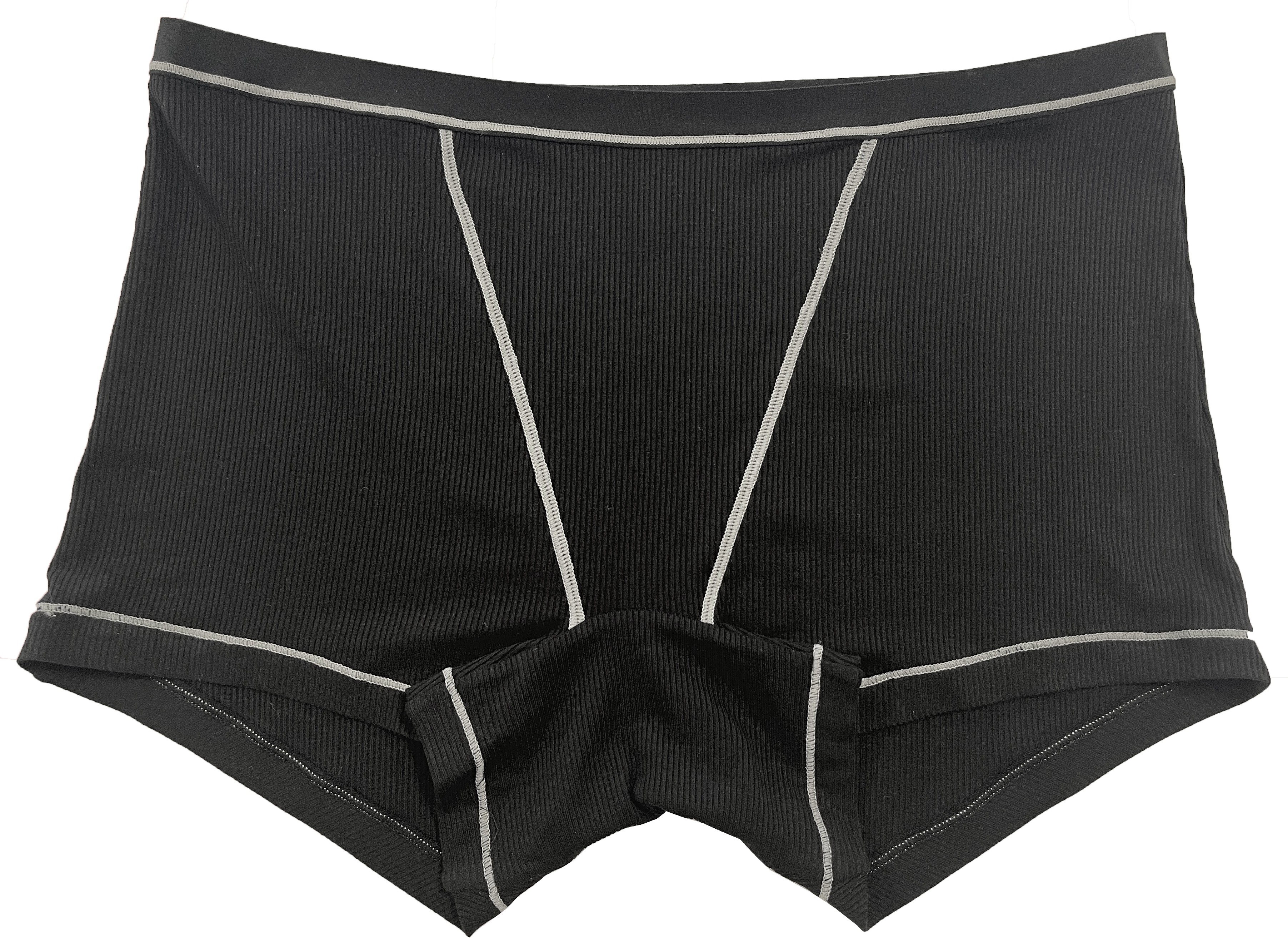 Love Libby Panties Super Soft Modal Boyshort with Contrast Stitching, XS-2X — back view