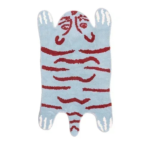 Perfecsy VIKAMA Cartoon Leopard Carpet For Cooling And Warmth, Home Decoration, Bedroom Plush Floor Mat, Living Room Rest Are