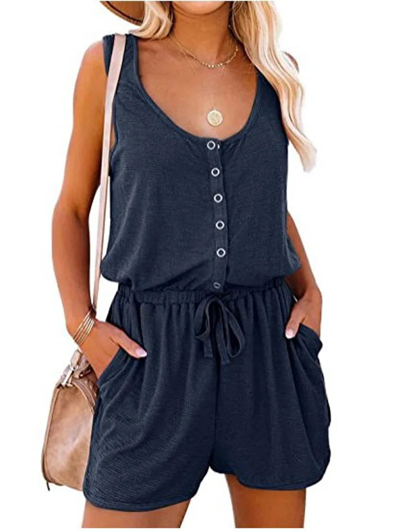 Envy NYC Envy NYC Casual Sleeveless Jumpsuit — detail shot 7