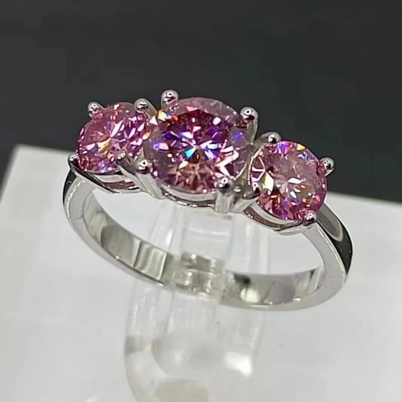 MyClosetAid 2CT Moissanite Ring VVS1 Lab Diamond Solitaire Ring — main product shot