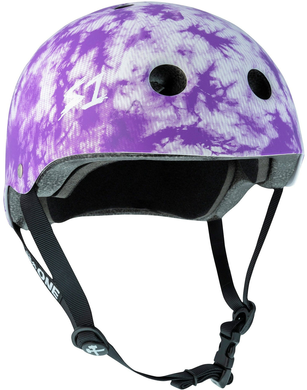 S1 Lifer Helmet - Purple Tie-Dye Matte by Skates USA