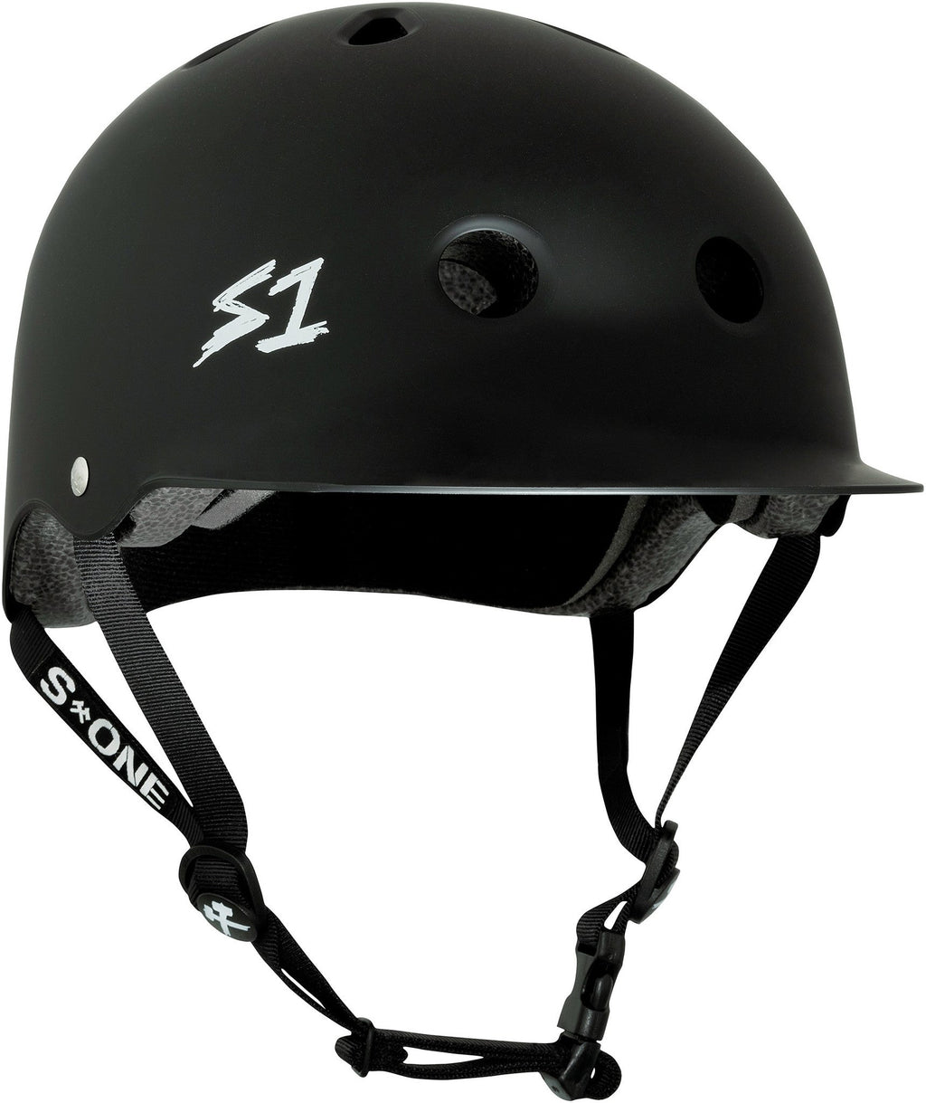 S1 Lifer Brim Helmet - Black Matte by Skates USA