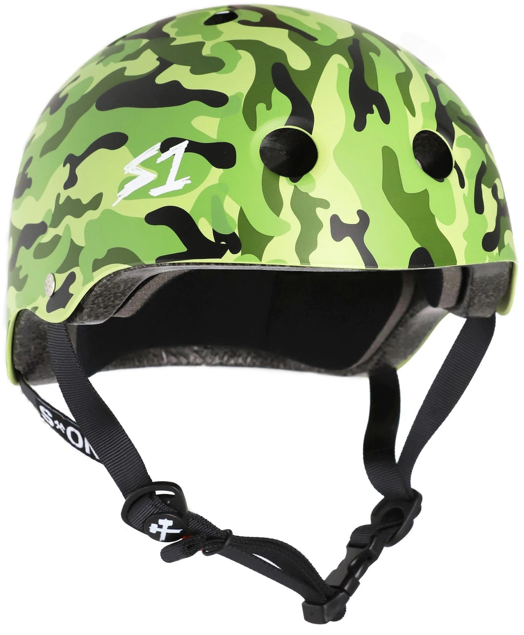 S1 Lifer Helmet - Green Camo Matte by Skates USA
