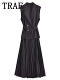 Envy NYC Envy NYC Cali Rouched MIDI Dress — construction detail