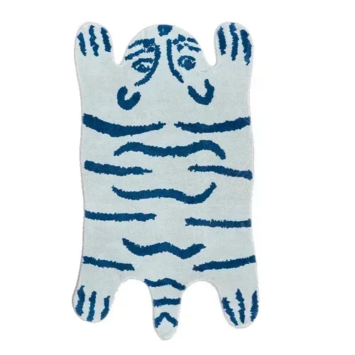 Perfecsy VIKAMA Cartoon Leopard Carpet For Cooling And Warmth, Home Decoration, Bedroom Plush Floor Mat, Living Room Rest Are