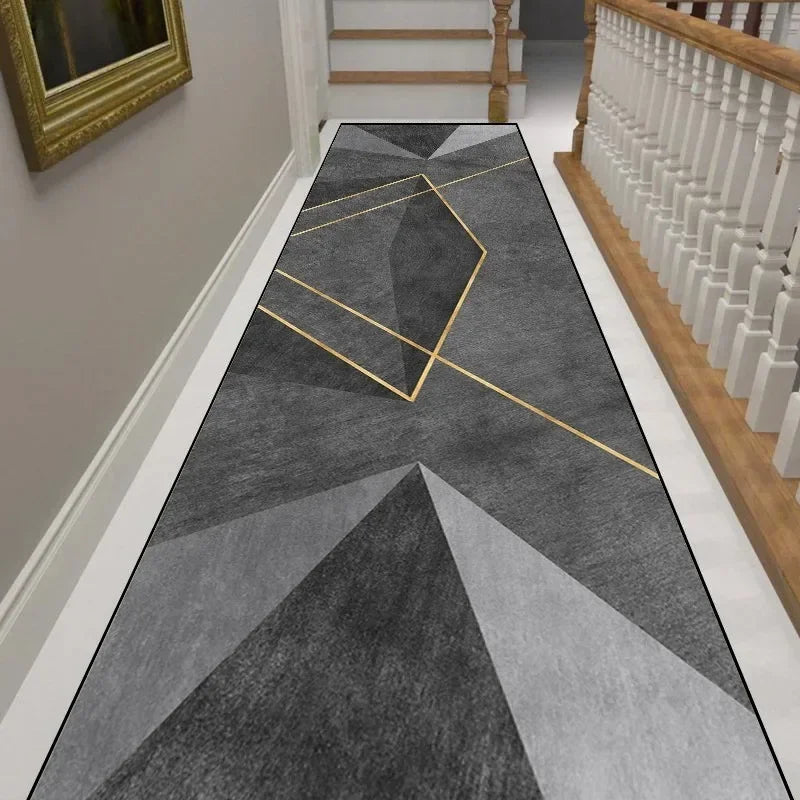 Perfecsy VIKAMA Modern Minimalist Corridor Carpet, Slip-Resistant Floor Covering For Corridors, Living Room Floor Mat, Home D